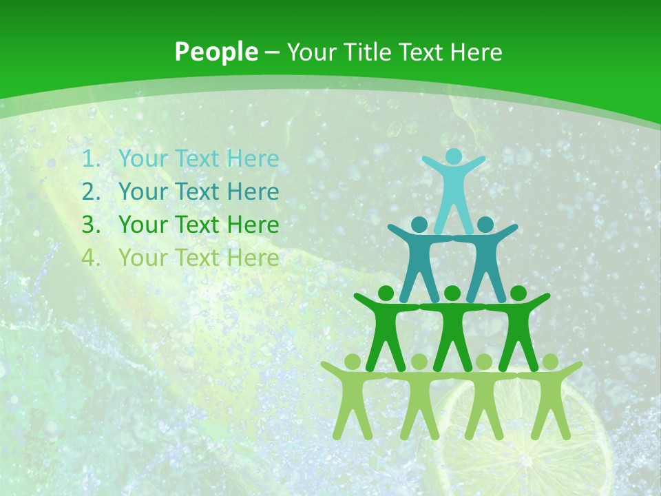 Eau Turbulence Soif PowerPoint Template