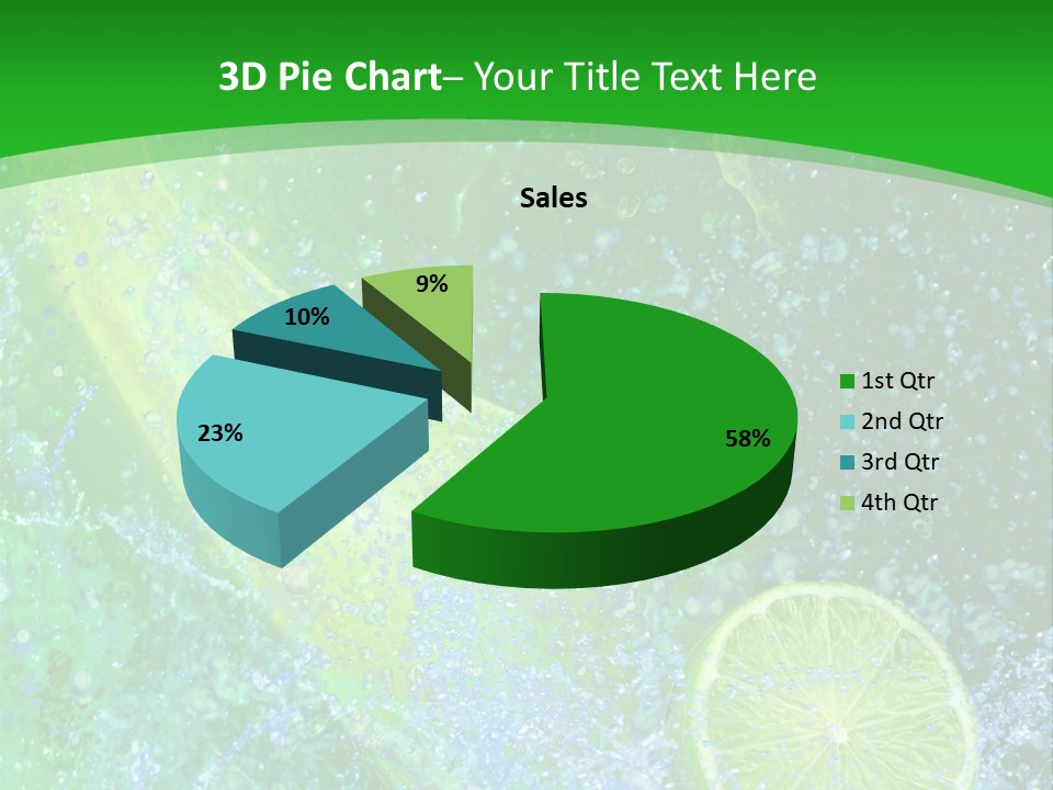 Eau Turbulence Soif PowerPoint Template