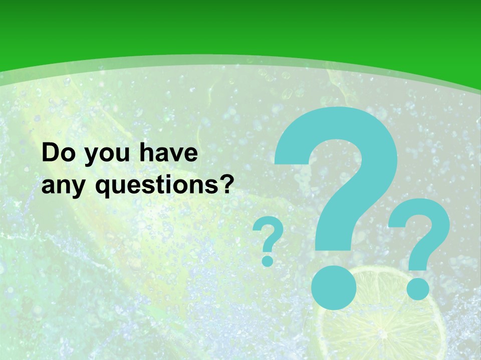 Eau Turbulence Soif PowerPoint Template