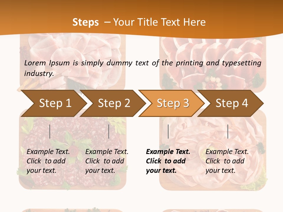 Gastronomia Salumeria Maiale PowerPoint Template