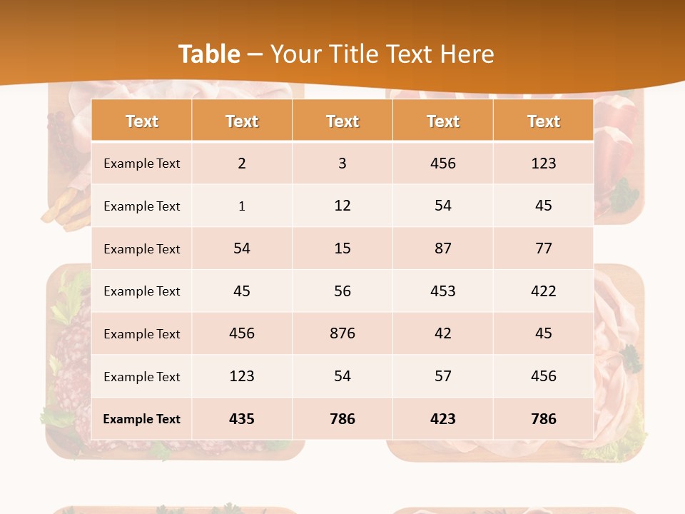 Gastronomia Salumeria Maiale PowerPoint Template