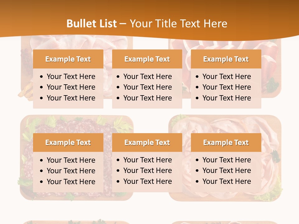 Gastronomia Salumeria Maiale PowerPoint Template