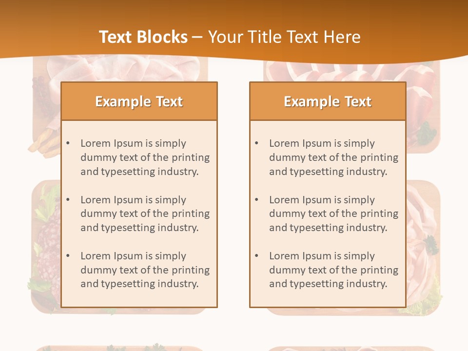 Gastronomia Salumeria Maiale PowerPoint Template