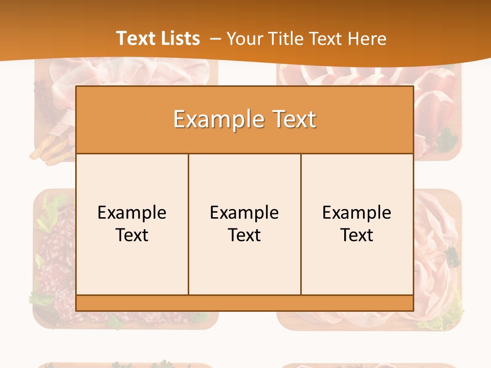 Gastronomia Salumeria Maiale PowerPoint Template