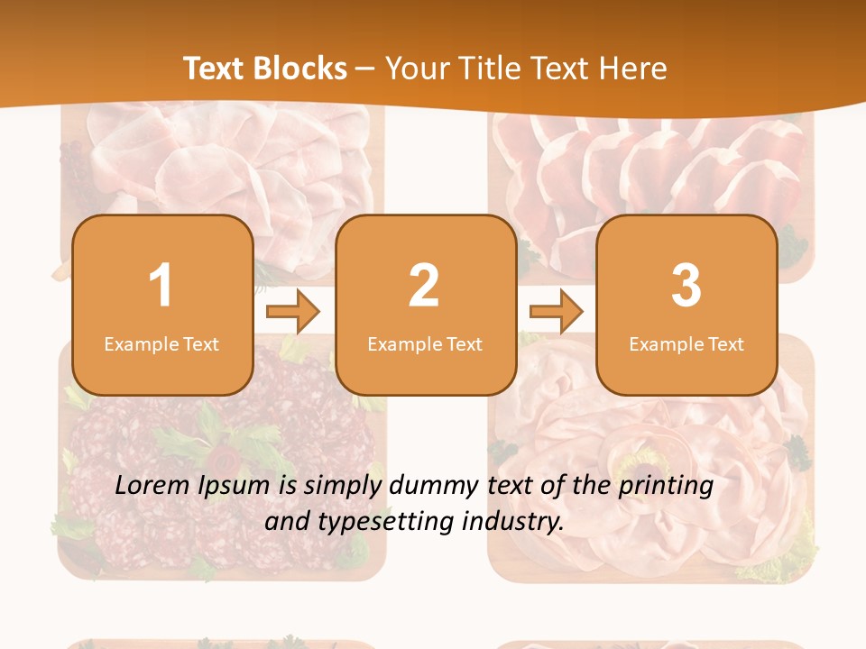 Gastronomia Salumeria Maiale PowerPoint Template