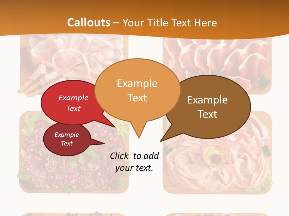 Gastronomia Salumeria Maiale PowerPoint Template