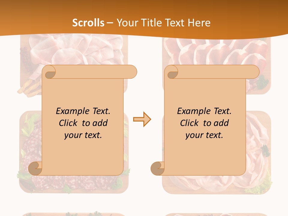 Gastronomia Salumeria Maiale PowerPoint Template