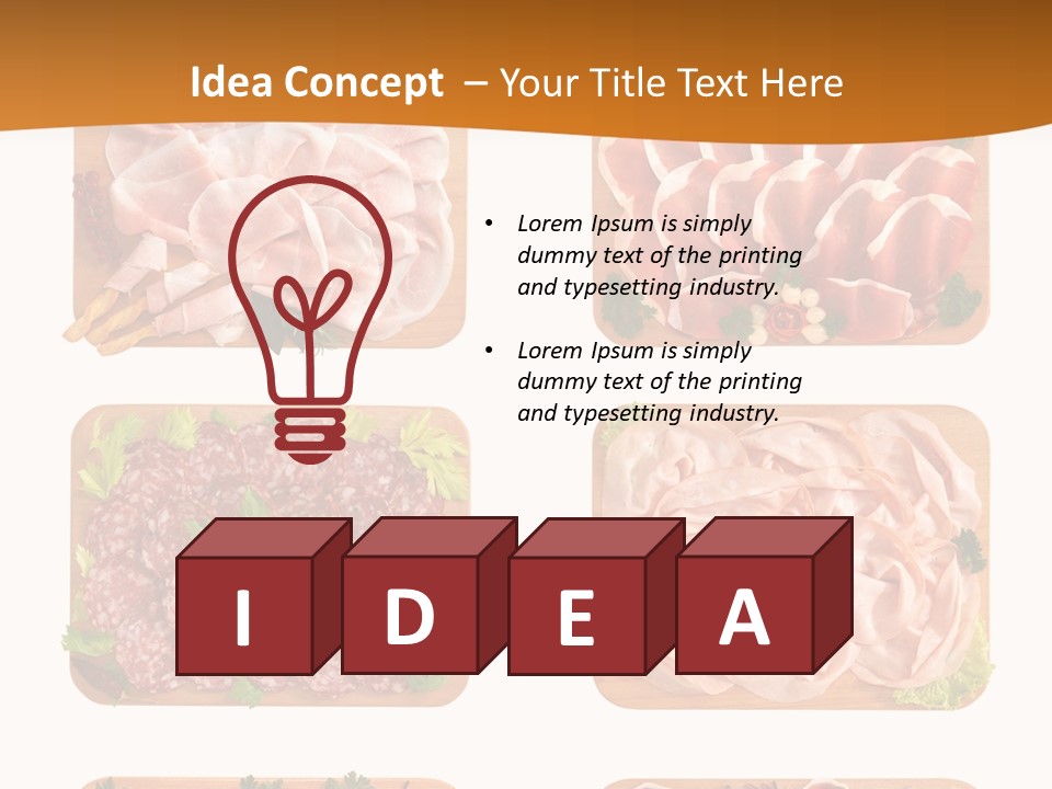 Gastronomia Salumeria Maiale PowerPoint Template