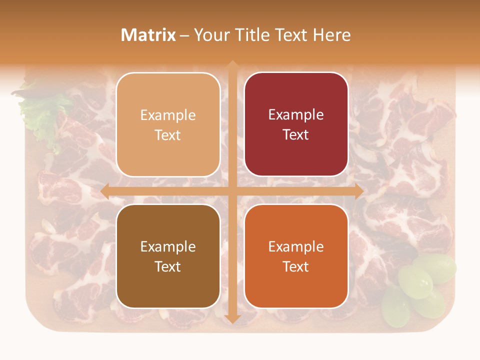 Salumificio Tagliere Carne Di Maiale PowerPoint Template