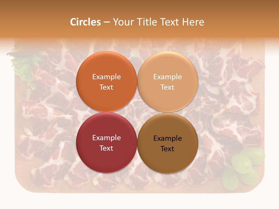 Salumificio Tagliere Carne Di Maiale PowerPoint Template