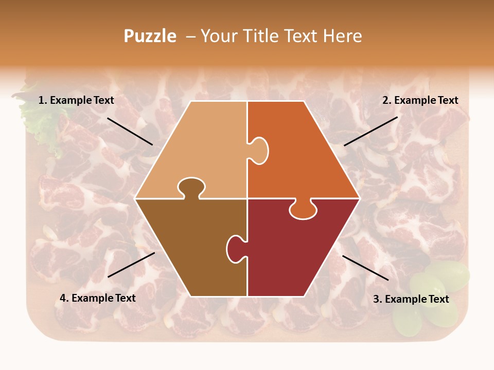 Salumificio Tagliere Carne Di Maiale PowerPoint Template