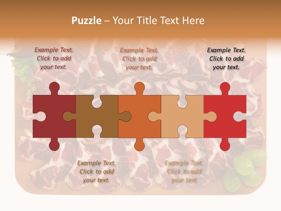 Salumificio Tagliere Carne Di Maiale PowerPoint Template