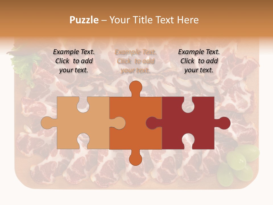 Salumificio Tagliere Carne Di Maiale PowerPoint Template