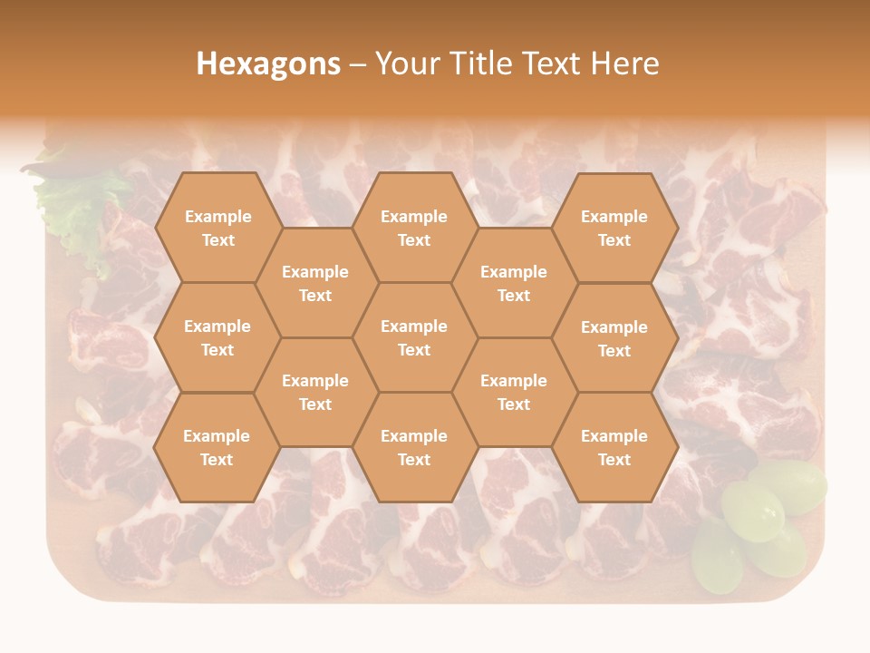 Salumificio Tagliere Carne Di Maiale PowerPoint Template