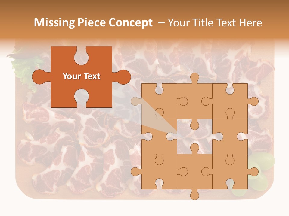 Salumificio Tagliere Carne Di Maiale PowerPoint Template