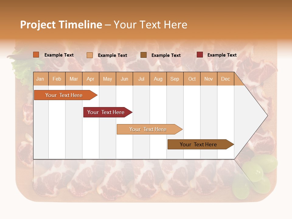 Salumificio Tagliere Carne Di Maiale PowerPoint Template
