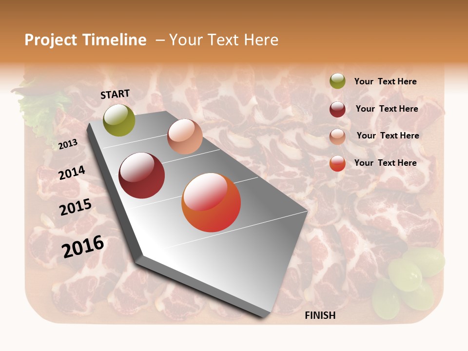 Salumificio Tagliere Carne Di Maiale PowerPoint Template