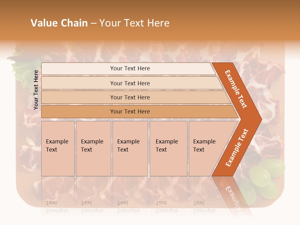 Salumificio Tagliere Carne Di Maiale PowerPoint Template
