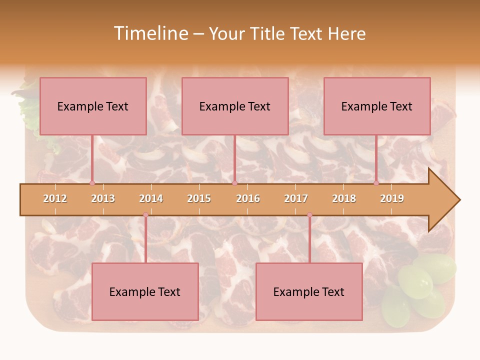 Salumificio Tagliere Carne Di Maiale PowerPoint Template