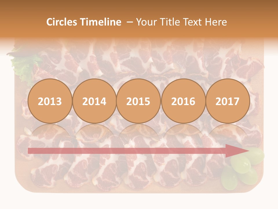 Salumificio Tagliere Carne Di Maiale PowerPoint Template