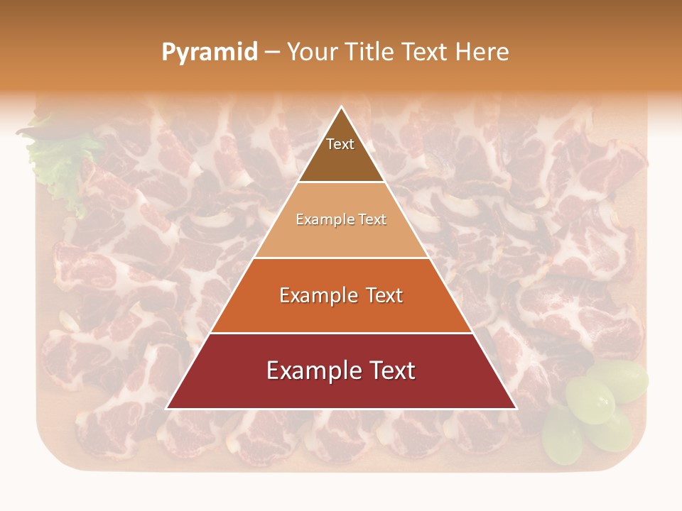 Salumificio Tagliere Carne Di Maiale PowerPoint Template