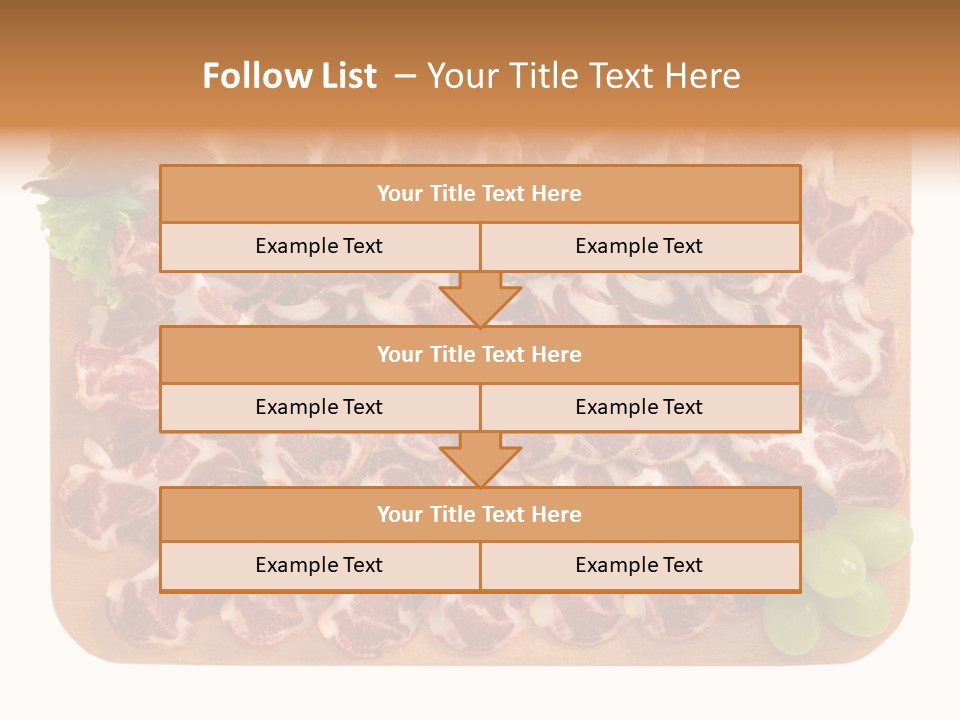 Salumificio Tagliere Carne Di Maiale PowerPoint Template