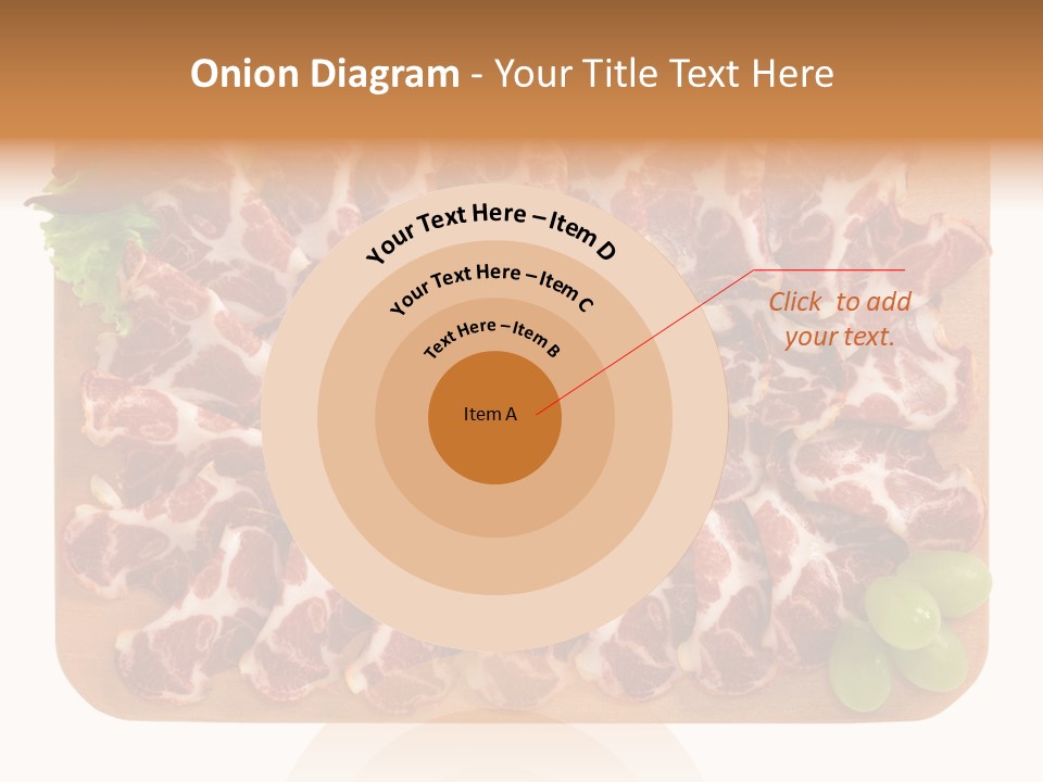 Salumificio Tagliere Carne Di Maiale PowerPoint Template