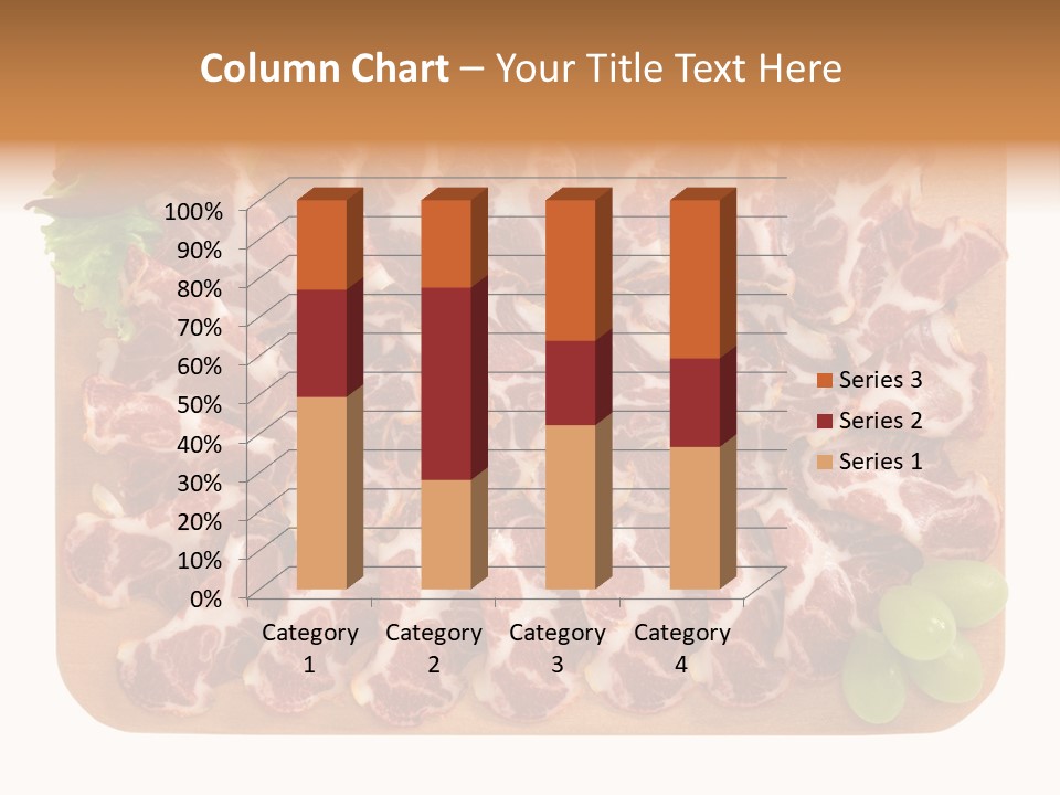 Salumificio Tagliere Carne Di Maiale PowerPoint Template