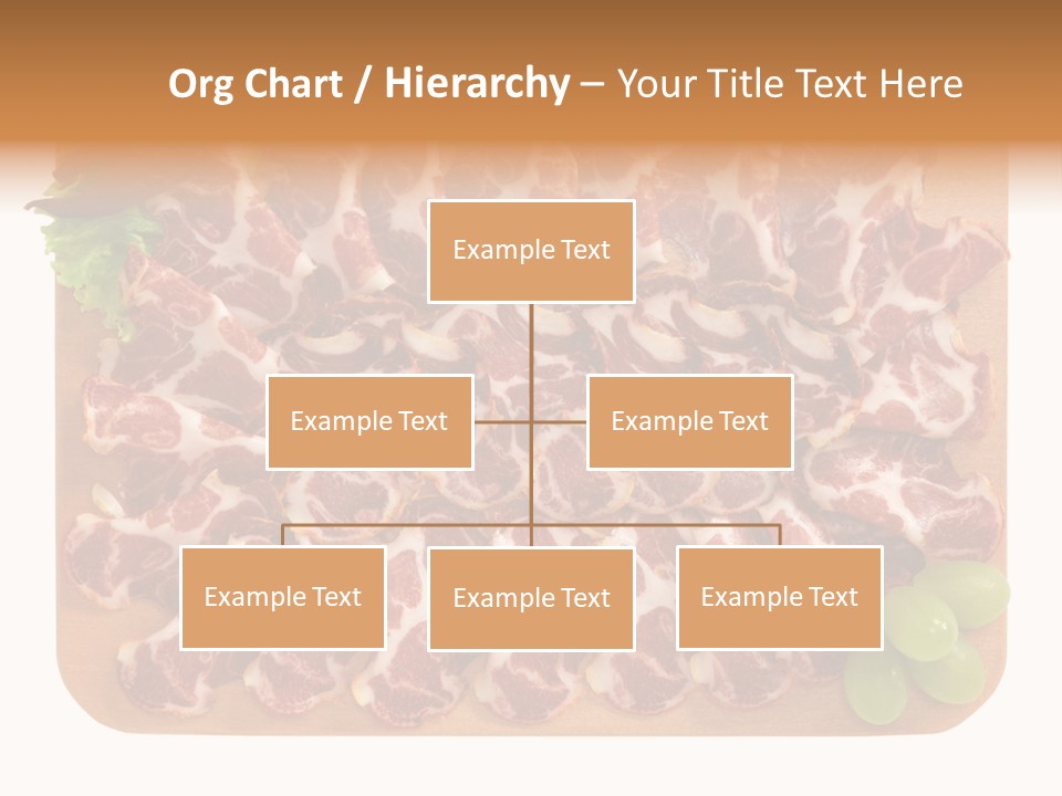 Salumificio Tagliere Carne Di Maiale PowerPoint Template