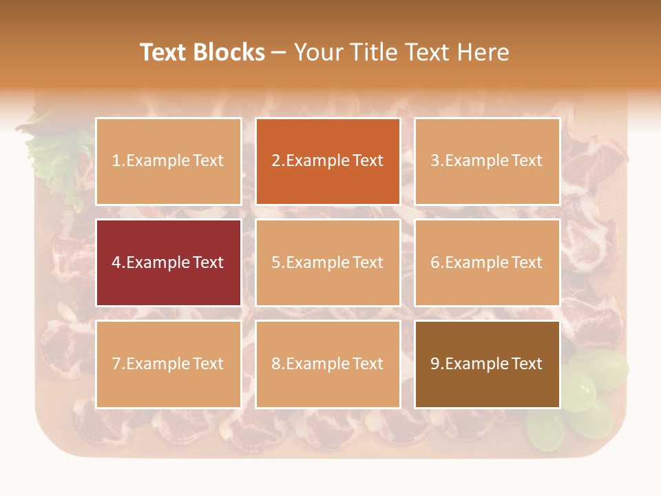 Salumificio Tagliere Carne Di Maiale PowerPoint Template