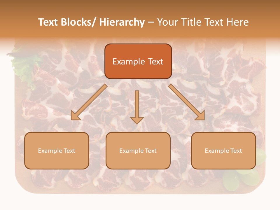 Salumificio Tagliere Carne Di Maiale PowerPoint Template