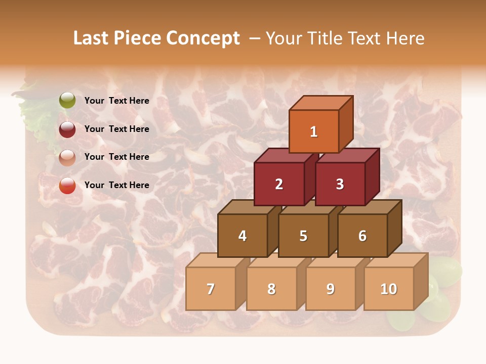 Salumificio Tagliere Carne Di Maiale PowerPoint Template