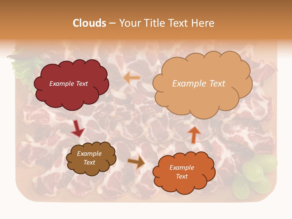 Salumificio Tagliere Carne Di Maiale PowerPoint Template