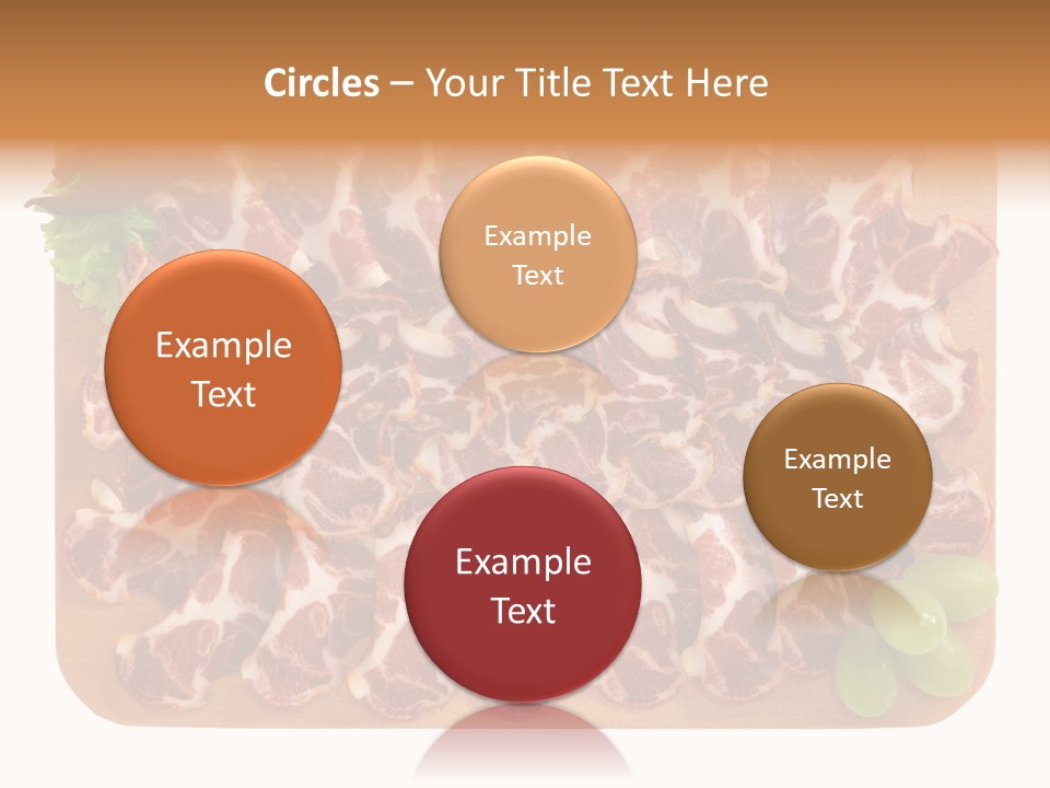 Salumificio Tagliere Carne Di Maiale PowerPoint Template