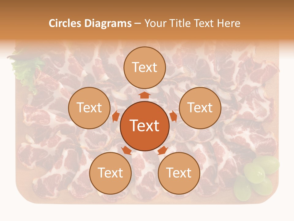 Salumificio Tagliere Carne Di Maiale PowerPoint Template