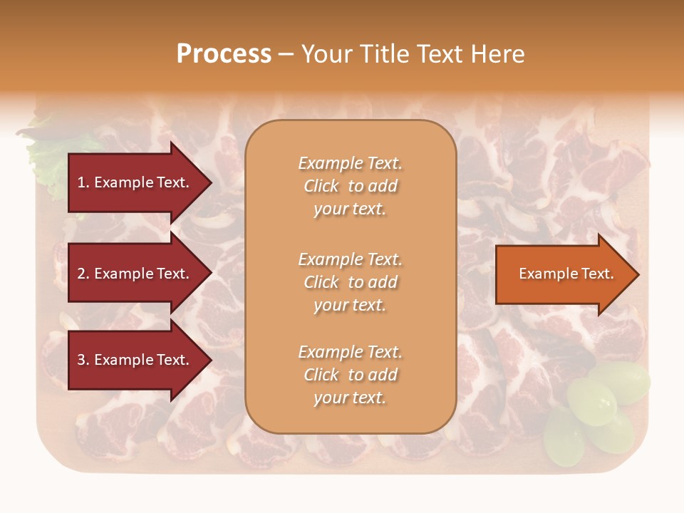 Salumificio Tagliere Carne Di Maiale PowerPoint Template