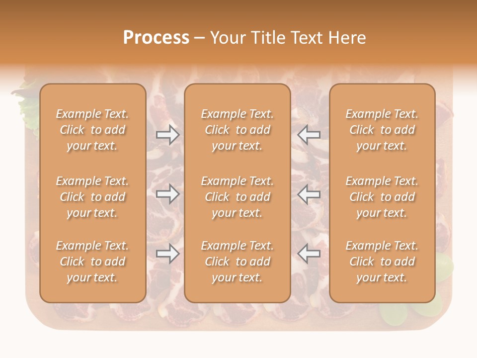 Salumificio Tagliere Carne Di Maiale PowerPoint Template