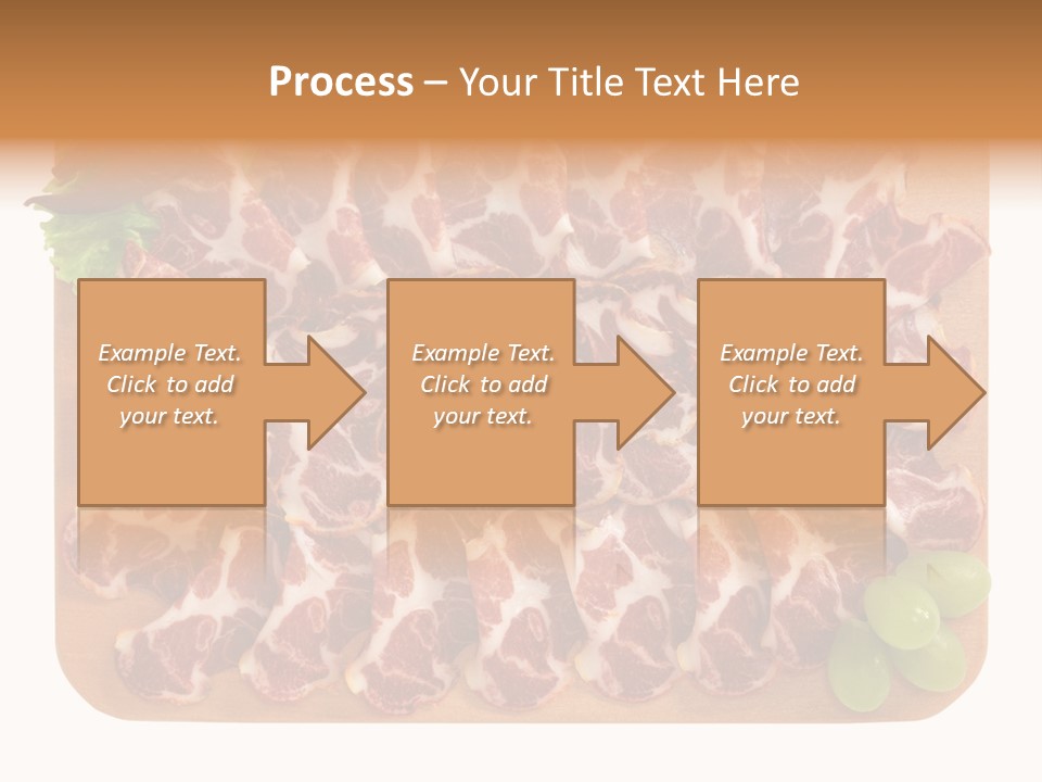 Salumificio Tagliere Carne Di Maiale PowerPoint Template
