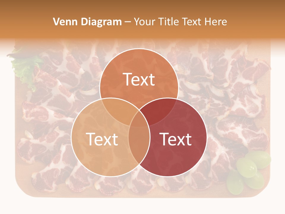 Salumificio Tagliere Carne Di Maiale PowerPoint Template