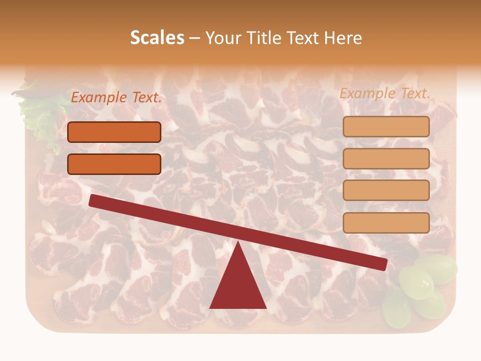 Salumificio Tagliere Carne Di Maiale PowerPoint Template