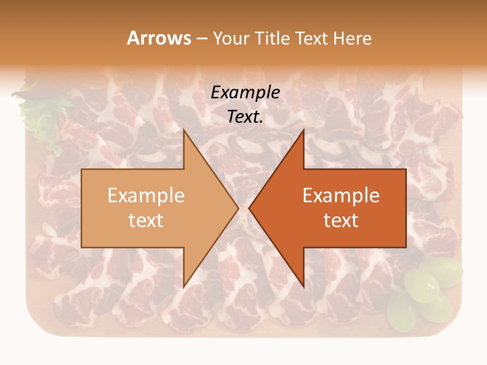 Salumificio Tagliere Carne Di Maiale PowerPoint Template