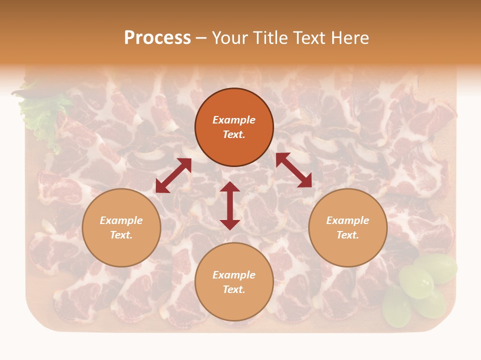 Salumificio Tagliere Carne Di Maiale PowerPoint Template
