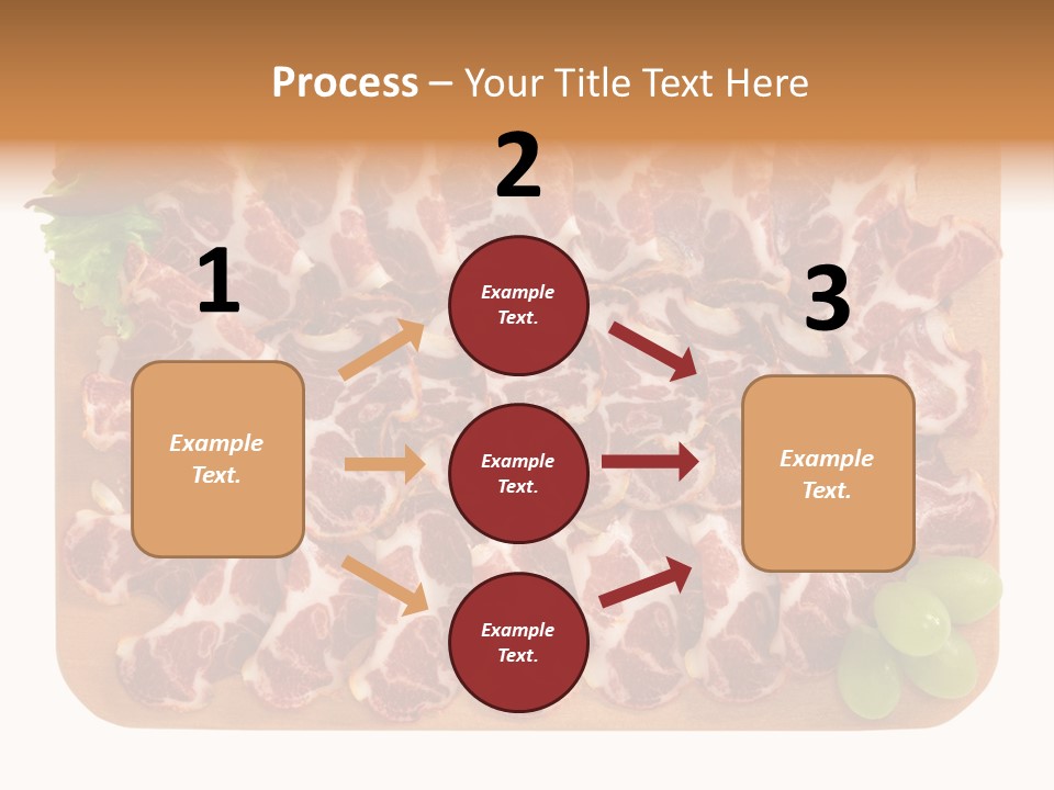 Salumificio Tagliere Carne Di Maiale PowerPoint Template