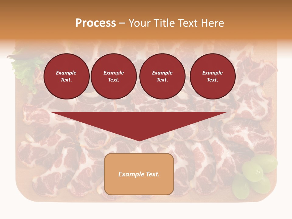 Salumificio Tagliere Carne Di Maiale PowerPoint Template