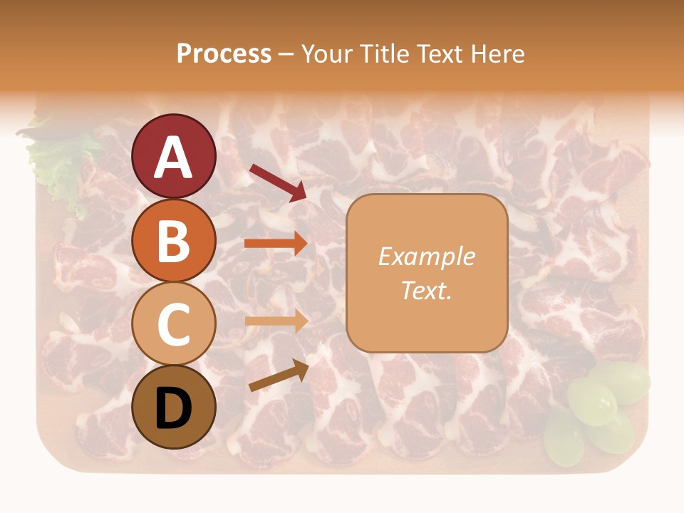 Salumificio Tagliere Carne Di Maiale PowerPoint Template