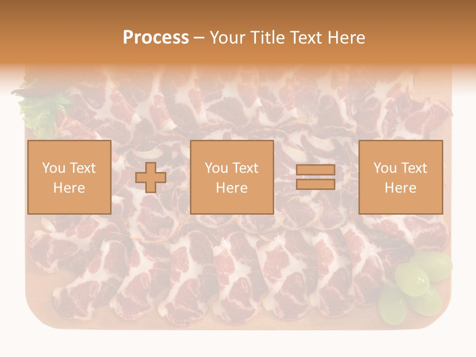 Salumificio Tagliere Carne Di Maiale PowerPoint Template
