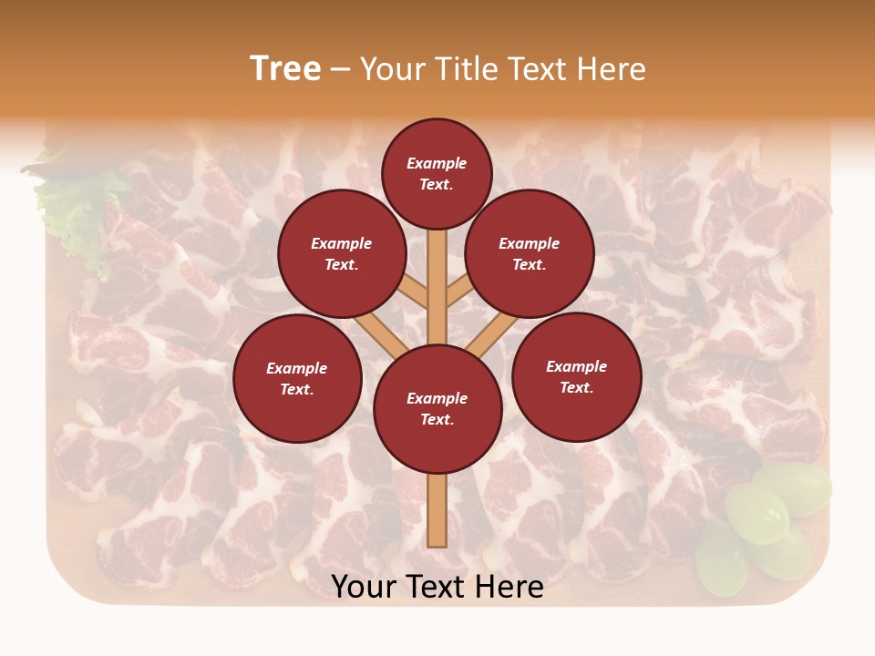 Salumificio Tagliere Carne Di Maiale PowerPoint Template