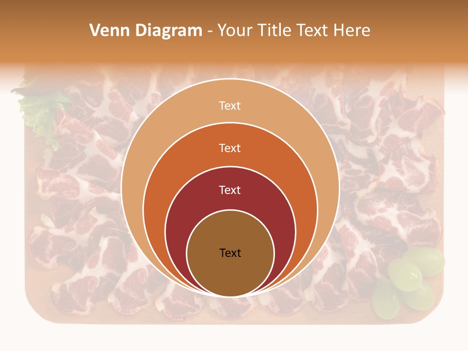 Salumificio Tagliere Carne Di Maiale PowerPoint Template