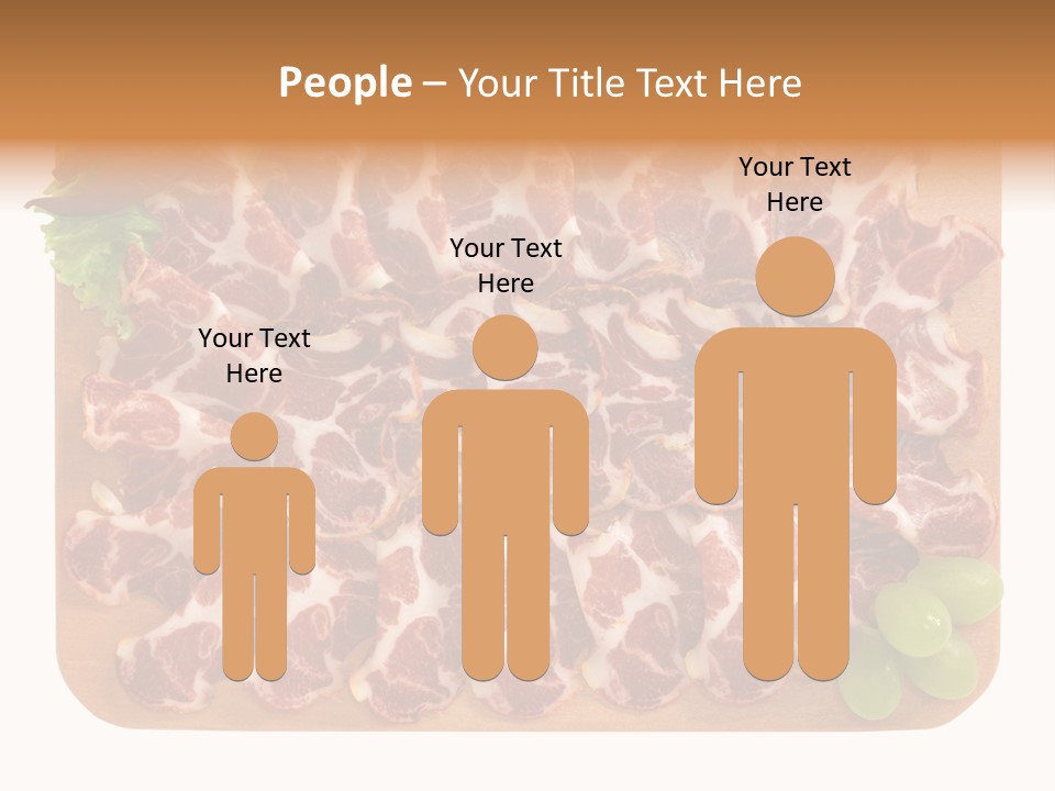 Salumificio Tagliere Carne Di Maiale PowerPoint Template