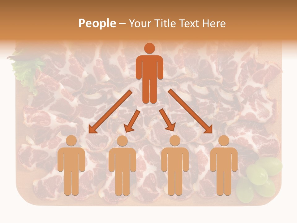 Salumificio Tagliere Carne Di Maiale PowerPoint Template